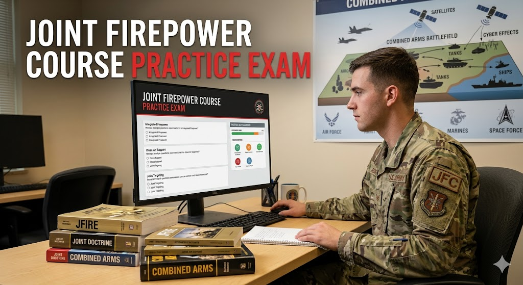 Joint Light Tactical Vehicle (JLTV) Course Practice Test Banner