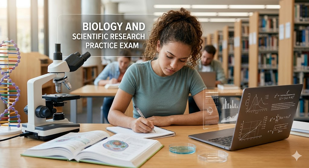 Biology and Scientific Research Practice Test Banner