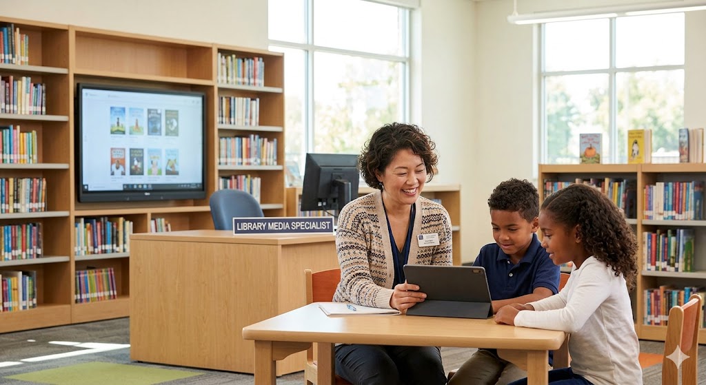 Library Media Specialist Practice Exam Banner