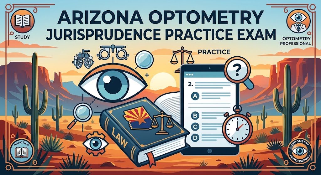 Arizona Optometry Jurisprudence Practice Exam Banner