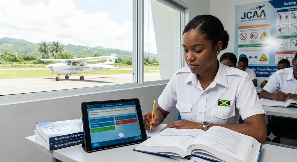 Jcaa Pilot Practice Test & Exam Prep | Jamaica Banner