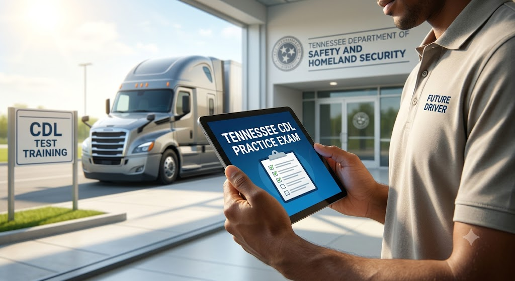 Tennessee CDL Practice Test Banner