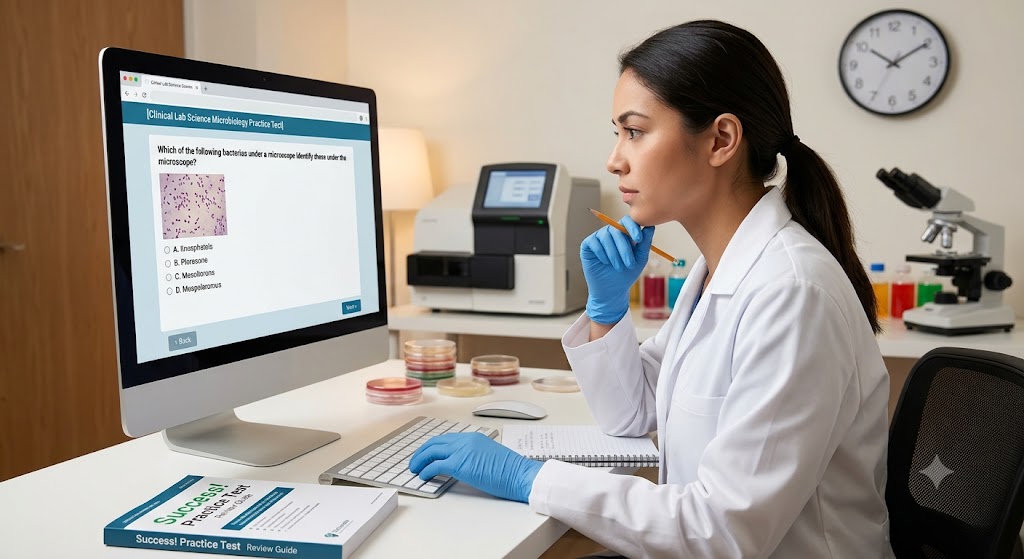 Success! In Clinical Laboratory Science – Microbiology Practice Test Banner