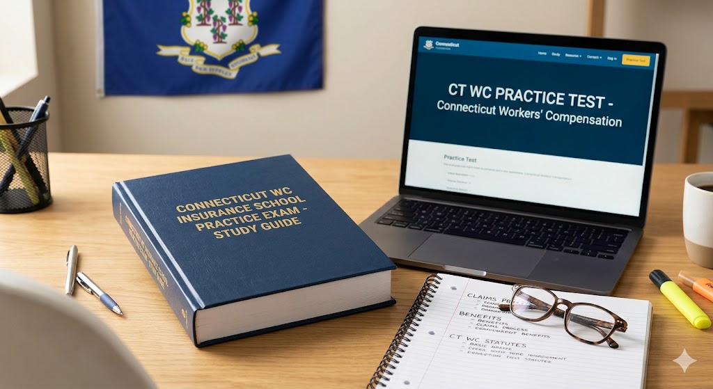 Connecticut WC Insurance School Practice Test Banner