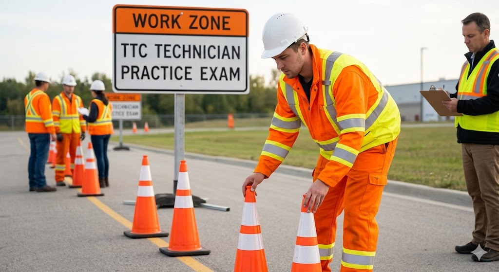 IPSI Work Zone Temporary Traffic Control (TTC) Technician Practice Test Banner