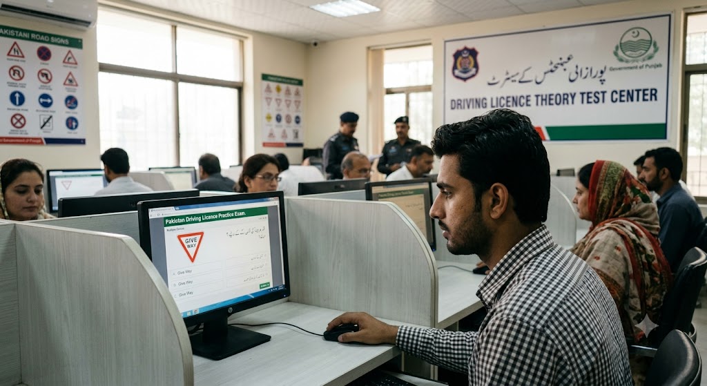 Driving Licence Practice Test & Exam Prep | Pakistan Banner