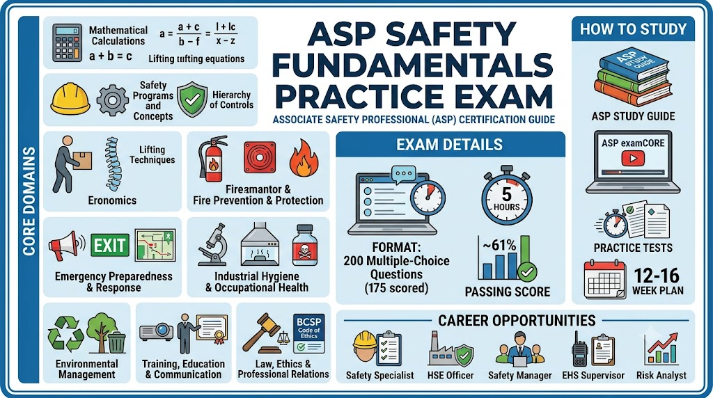 ASP Safety Fundamentals Practice Exam Banner