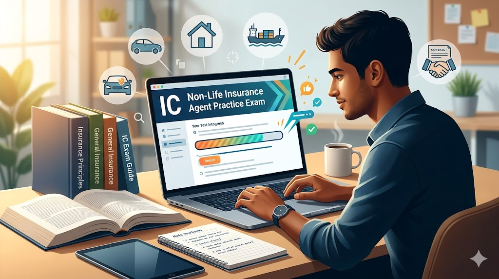 IC Non-Life Insurance Agent's Practice Exam Banner