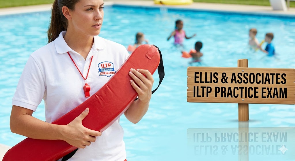 Ellis and Associates International Lifeguard Training Program (ILTP) Practice Exam Banner