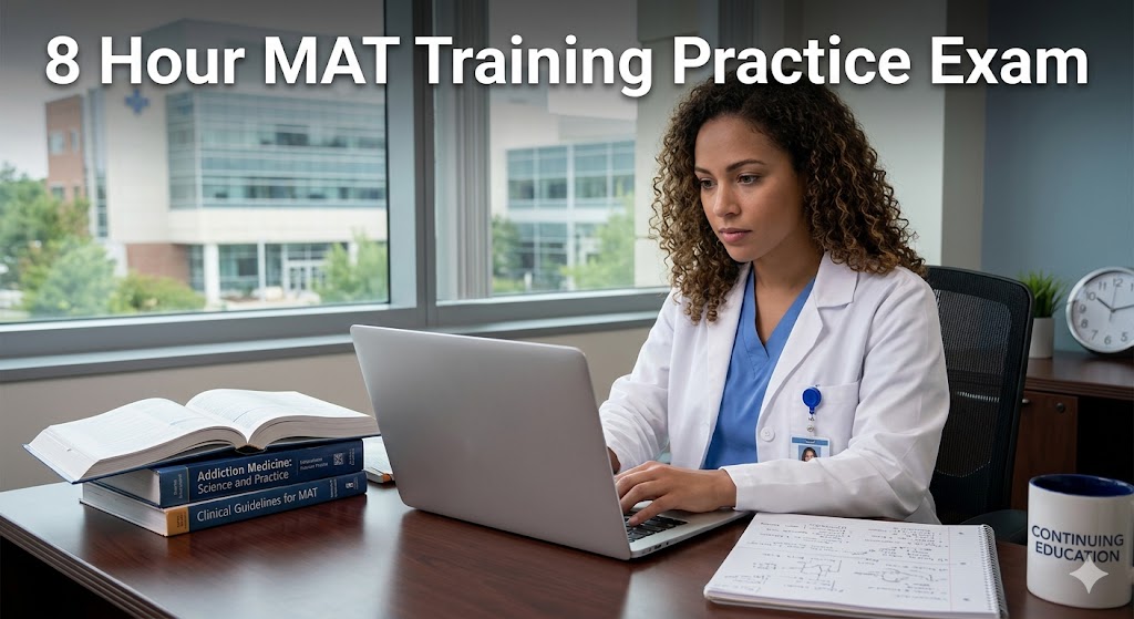 8 Hour MAT Training Practice Exam Banner