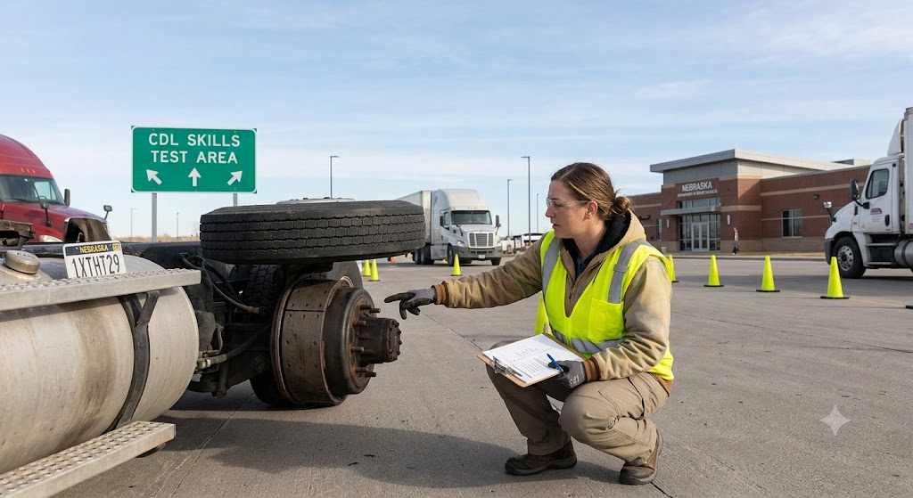 Nebraska CDL Pre-Trip Practice Test Banner