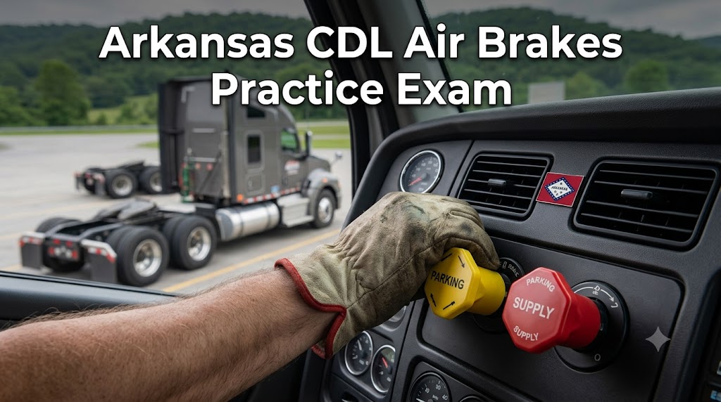 Arkansas CDL Air Brakes Practice Test Banner