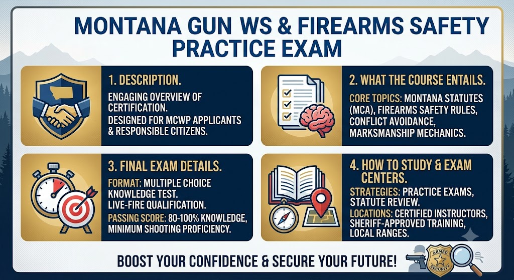 Montana Gun Laws & Firearms Safety Practice Exam Banner