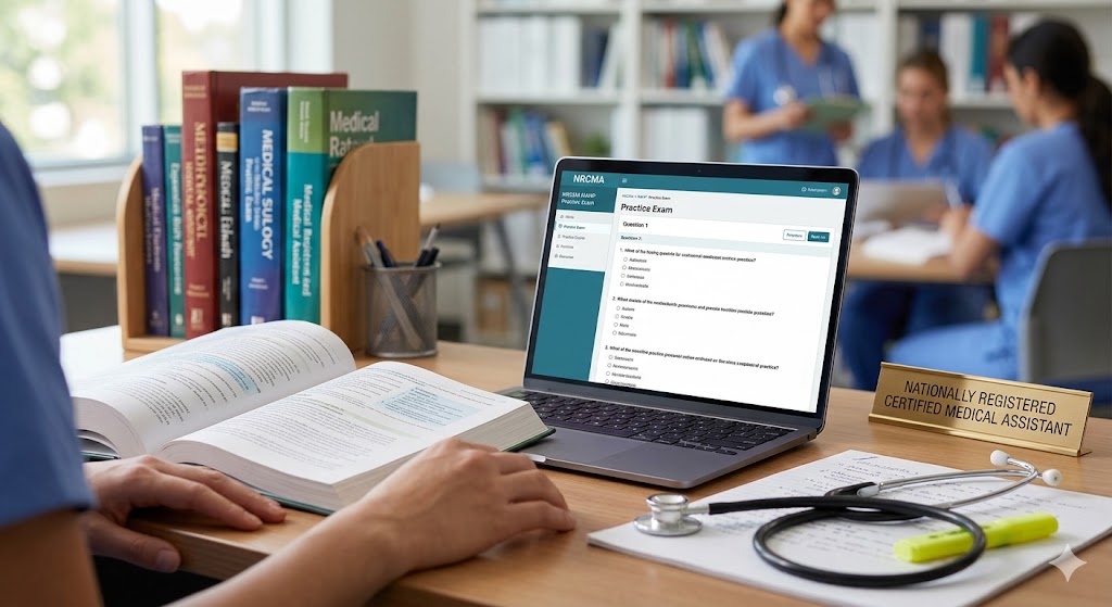 NRCMA NAHP Practice Exam Guide Banner
