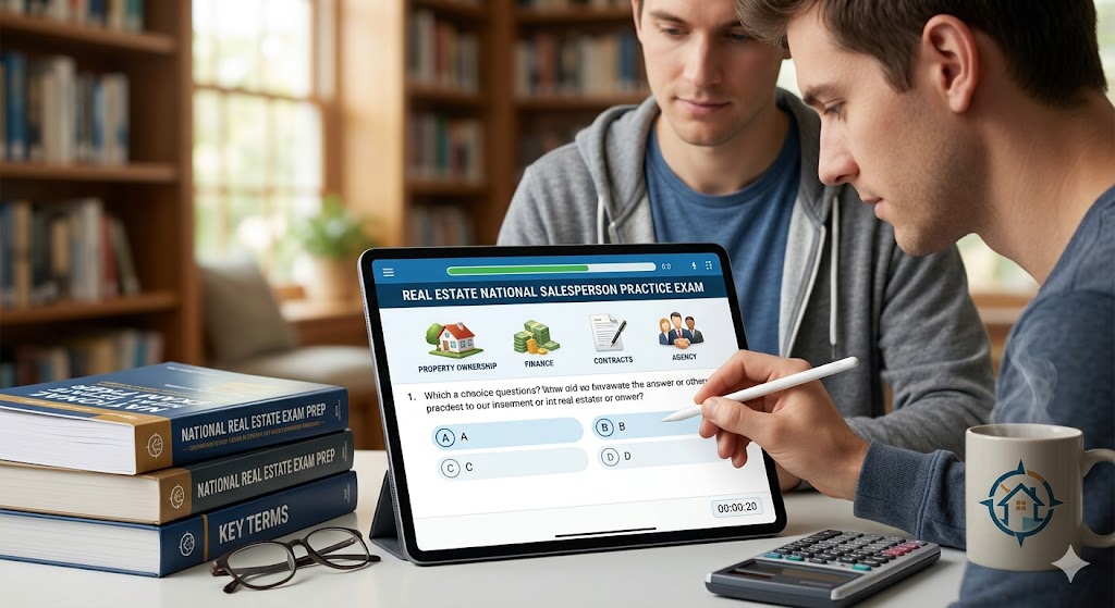 Real Estate National Salesperson Practice Exam Banner