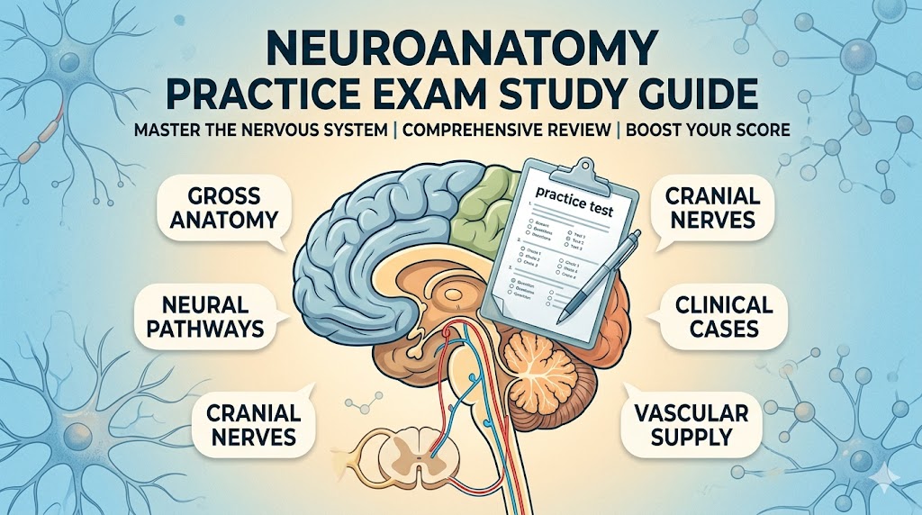 Neuroanatomy Practice Exam Study Guide Banner