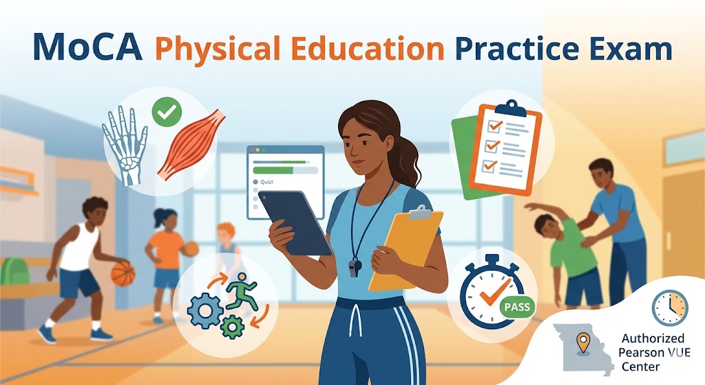 MoCA Physical Education Practice Test Banner