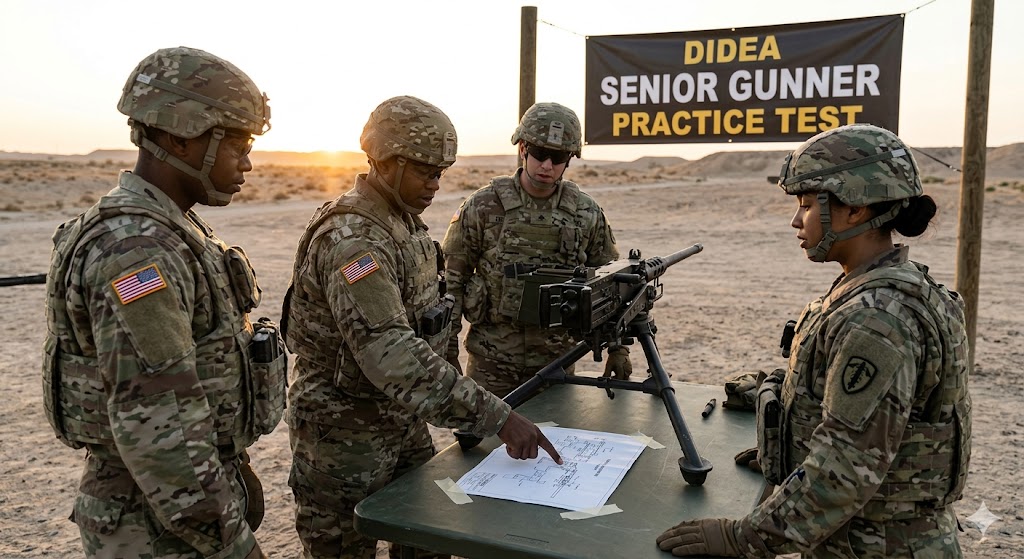 DIDEA Senior Gunner Practice Test Banner