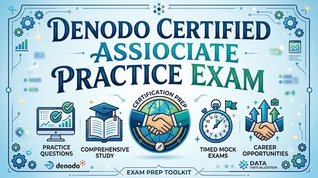 Denodo Practice Test & Exam Prep Banner