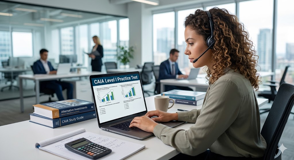 Chartered Alternative Investment Analyst (CAIA) Level I Practice Test Banner